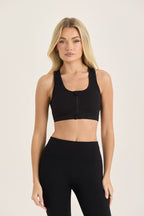 Day Flow Zip Up Sports Bra