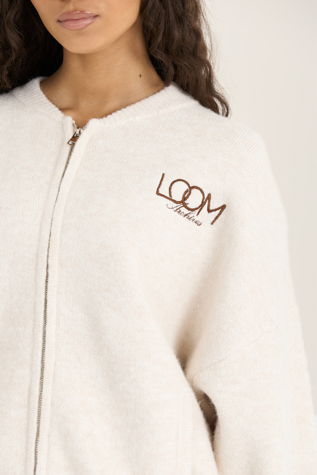 LOOM Zip Through Knit
