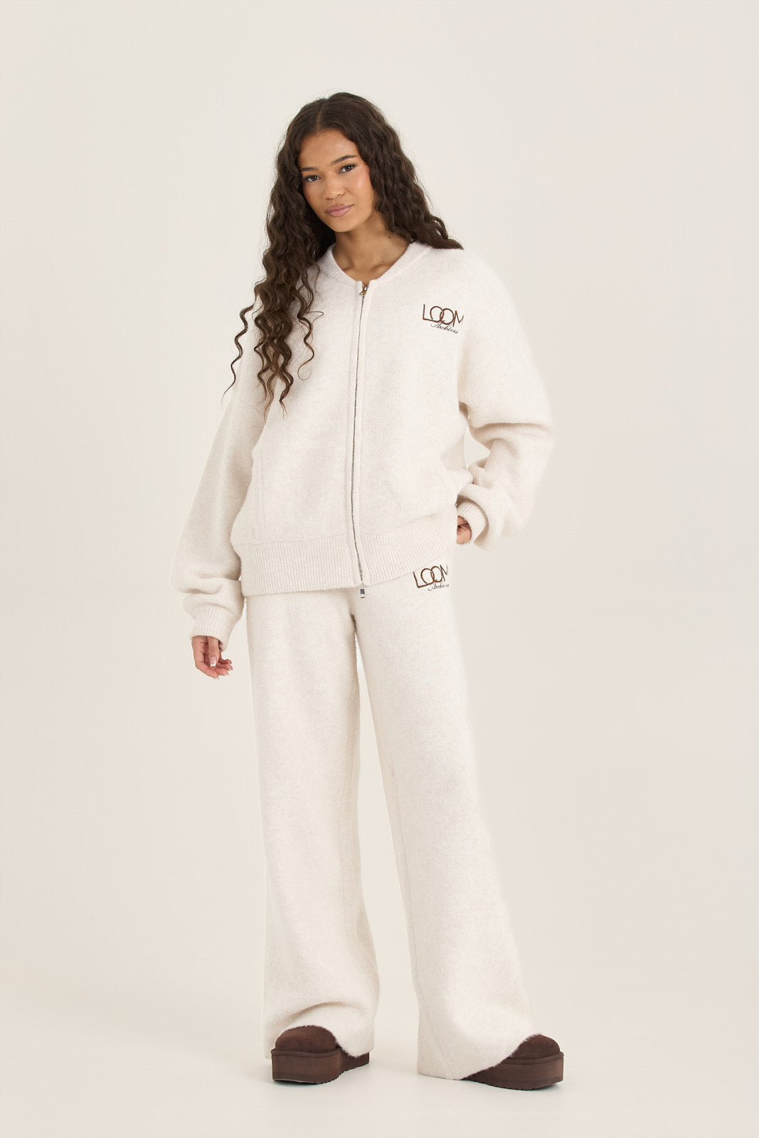 LOOM Zip Through Knit