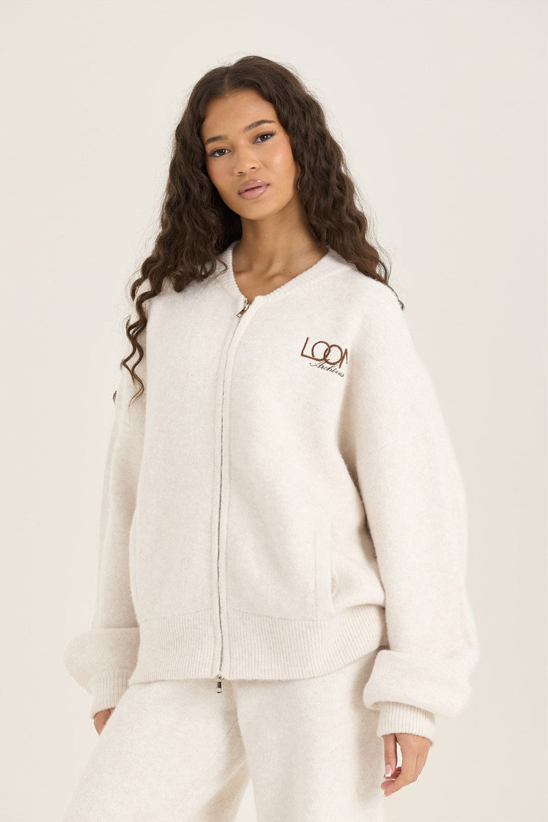 LOOM Zip Through Knit